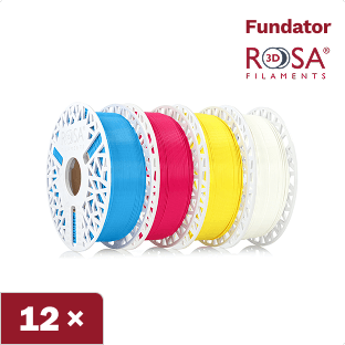 Filament 3D Zestaw PLA Starter Lithophane CMYK